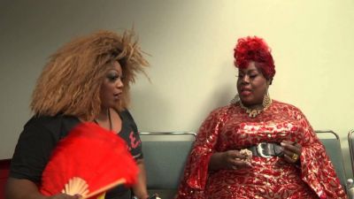 Latrice Royale & Lady Red Couture Green Room Kiki at Rupaul’s DragCon 2016 Photo