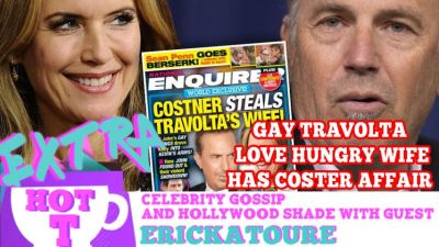 Gay Travolta’s Love Hungry Wife Has Costner Affair: Extra Hot T Season Finale Photo
