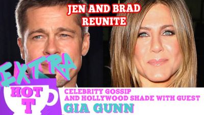 Jennifer Aniston & Brad Pitt Secretly Unit: Extra Hot T Photo