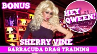 Hey Qween! BONUS: Sherry Vine On Barracuda Drag Training Photo
