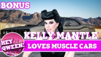Hey Qween! BONUS: Kelly Mantle Loves Muscle Cars Photo