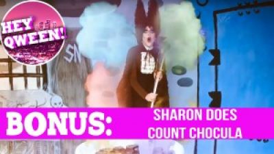 Hey Qween! BONUS  Sharon Needles’ Count Chocula Moment Photo