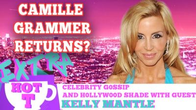 Camille Grammer Returning To REAL HOUSE WIVES OF BEVERLY HILLS?  Extra HOT T WITH Kelly Mantle Photo