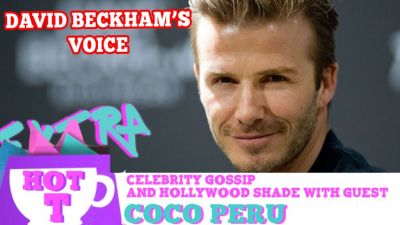 David Beckham’s Weird Voice: Extra Hot T Photo