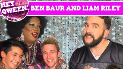 Cockyboys’ Liam Riley and Actor Ben Baur on Hey Qween with Jonny McGovern PROMO! Photo