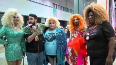 Peaches Christ & Lady Bear from Rupaul’s Drag Con 2016 on Hey Qween Live Photo