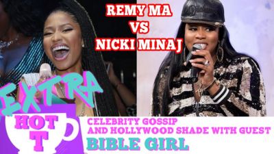 Nicki Minaj vs. Remy Ma!: Extra Hot T with Bible Girl Photo