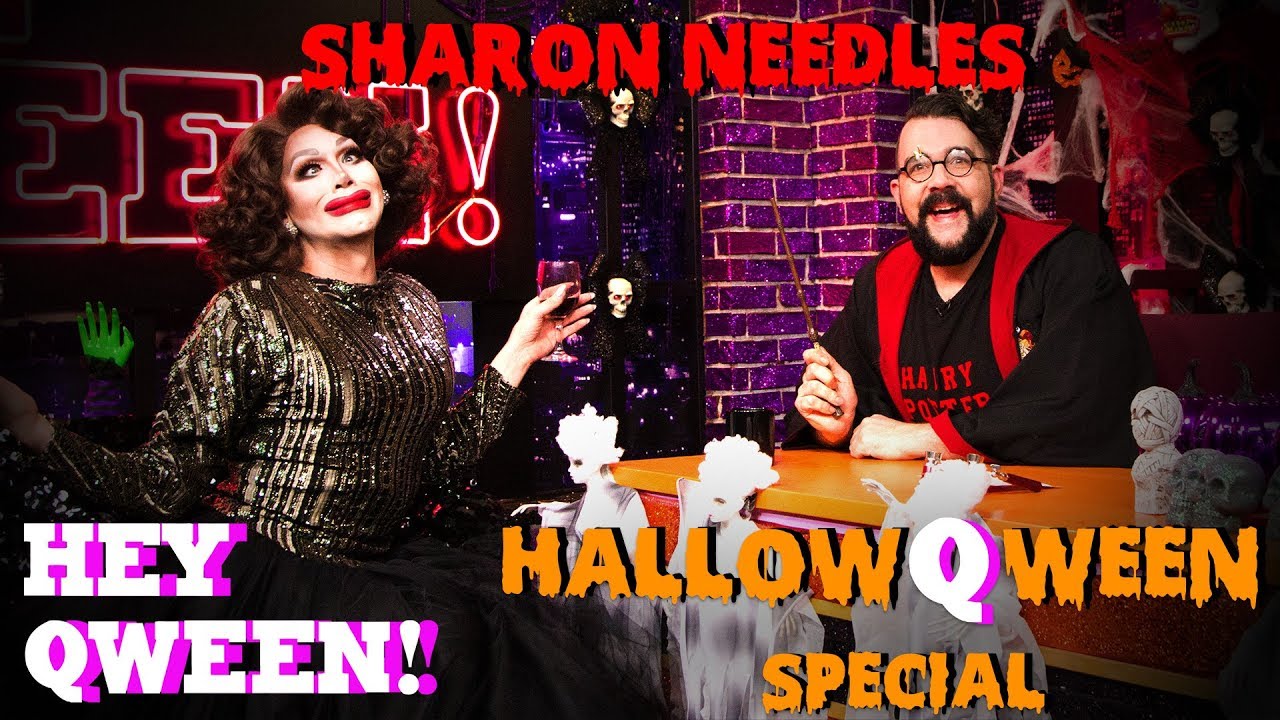 Sharon Needles on The Hey Qween! HalloQween Special With Jonny McGovern Cover