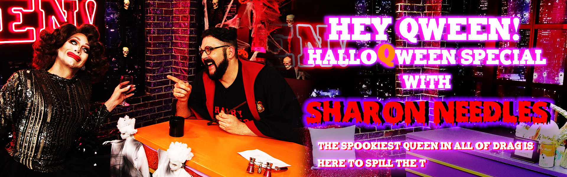 Hey Qween! HalloQween Special with Sharon Needles
