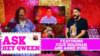 Julie Goldman and Aggy Dune Ask Hey Qween! with Jonny McGovern & Lady Red Couture! S1E9 Photo