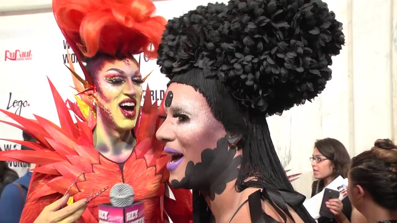 Acid Betty at RuPaul’s Drag Race Season 8 Finale Red Carpet
